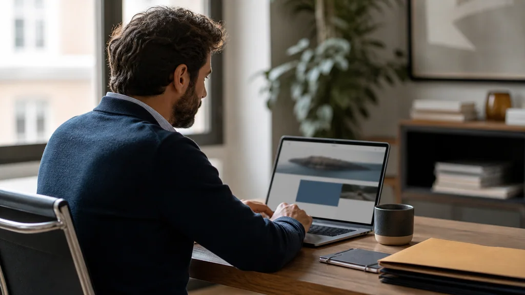 Un responsable comercial revisa una conversación derivada